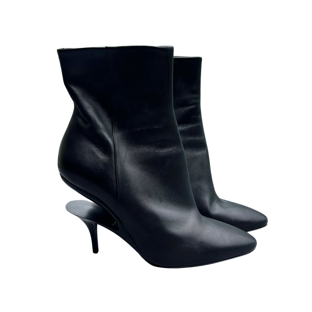 Maison Margiela Cutout Leather Ankle Boot